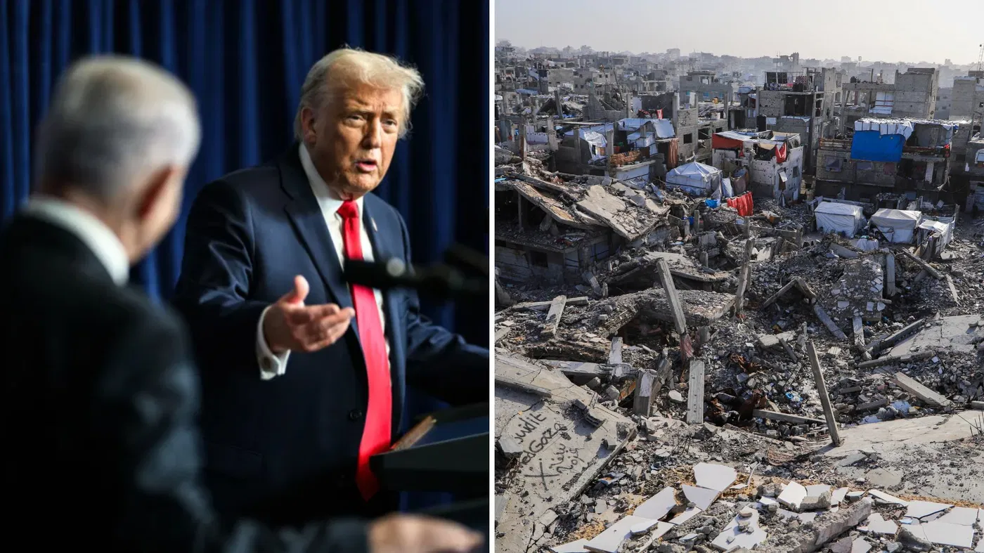 Netanayhu and Trump; Gaza