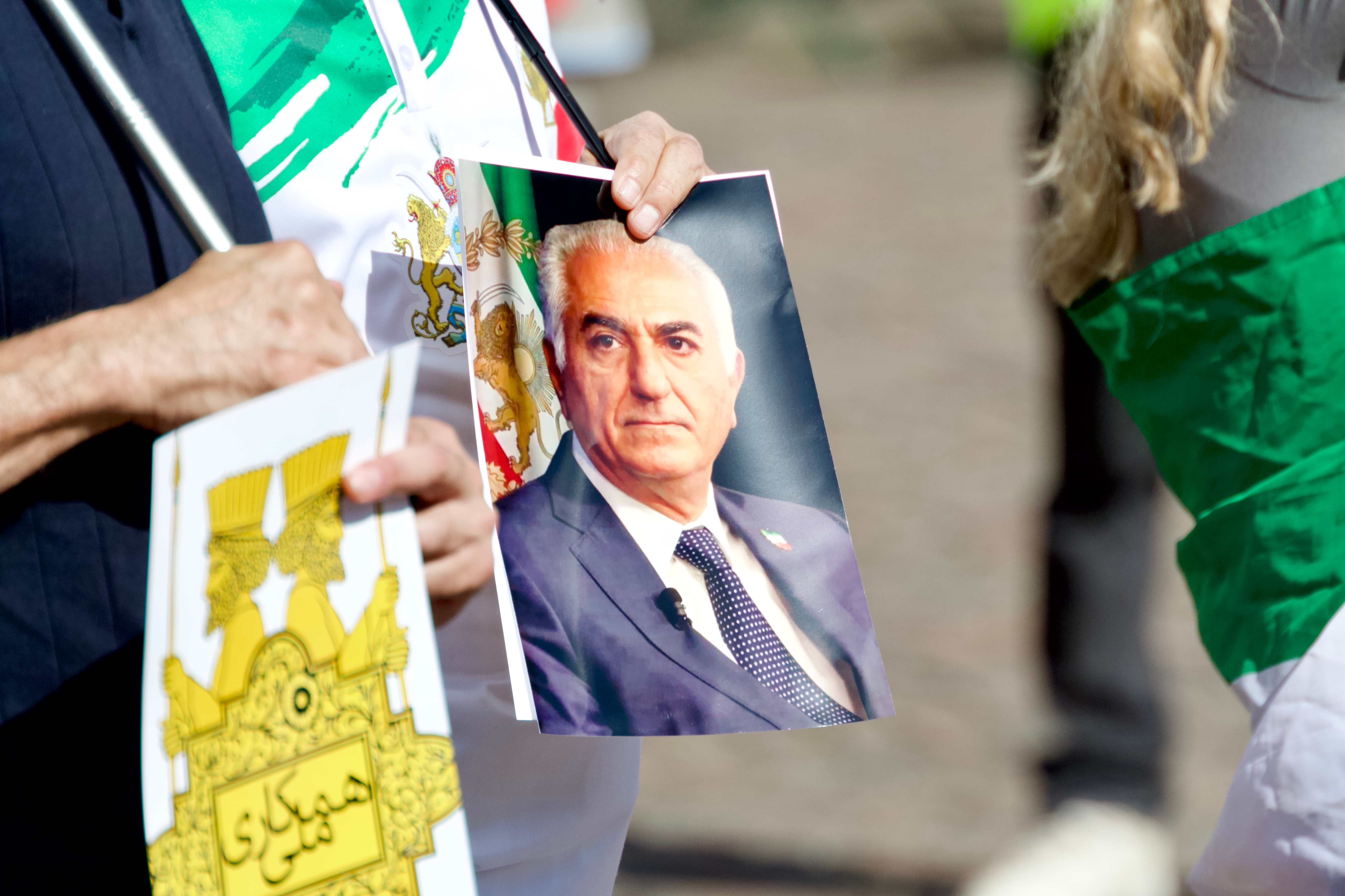 Reza Pahlavi, the son of the exiled Shah