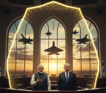 Modi, Netanayahu and fighter jets