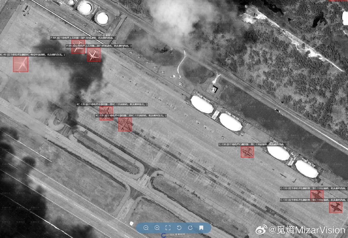 Military buildup at Diego Garcia, Feb 2026