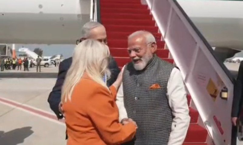 Sara Netanyahu meets Modi