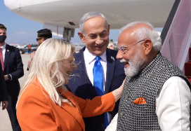 Sara Netanyahu meets Indian PM Modi