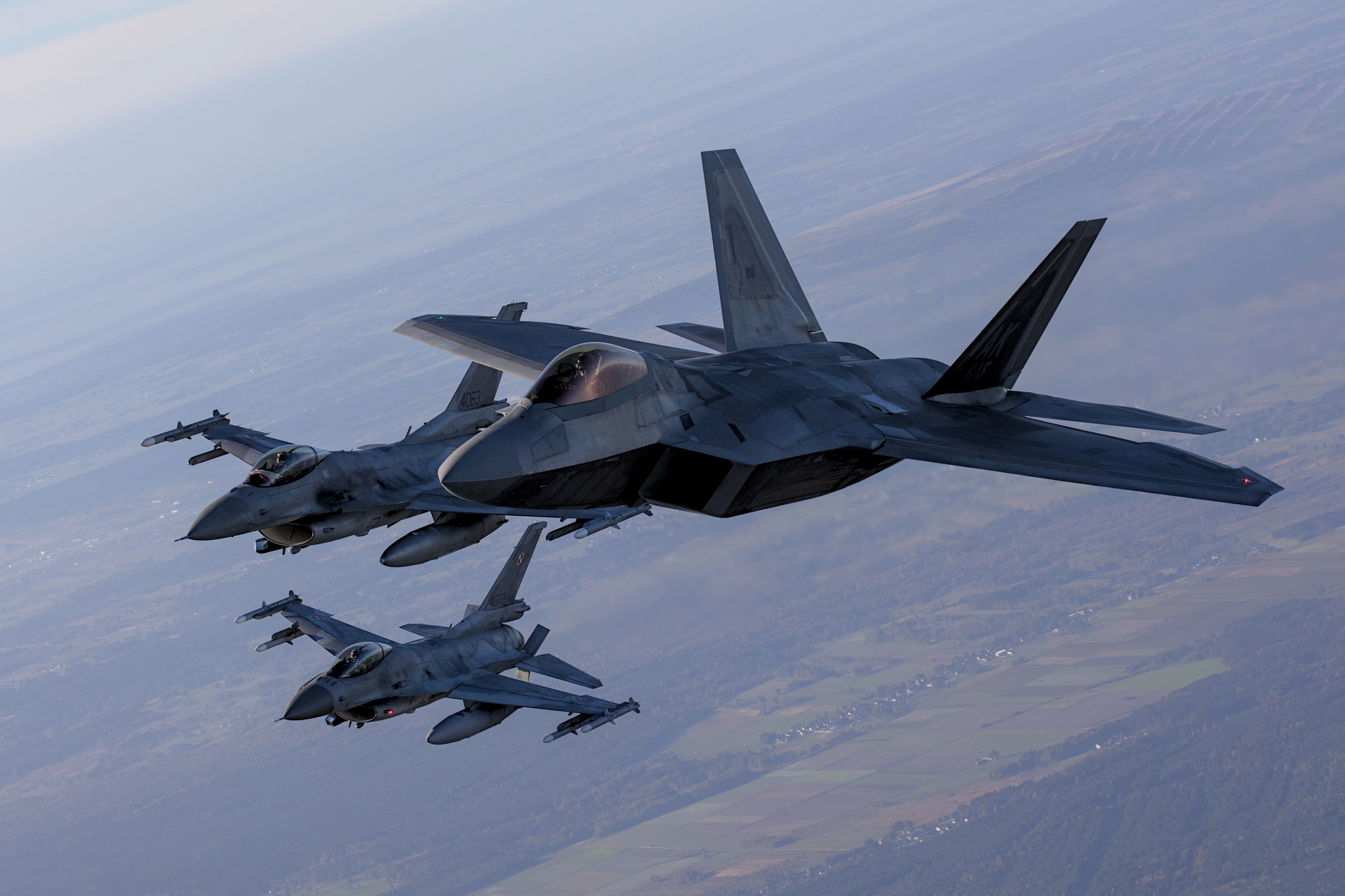 F-22 Raptors