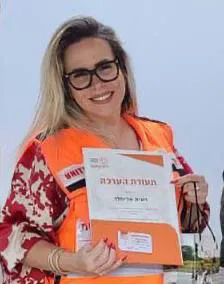 45 year old Ronit Elimelech, a dedicated volunteer medic with United Hatzalah