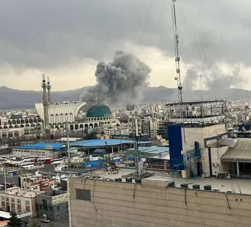 IAF striking in Iran