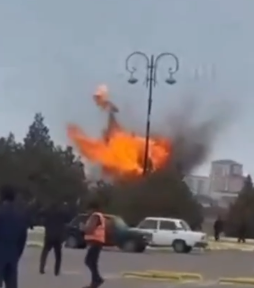 Iranian drone hits Azerbaijan airport