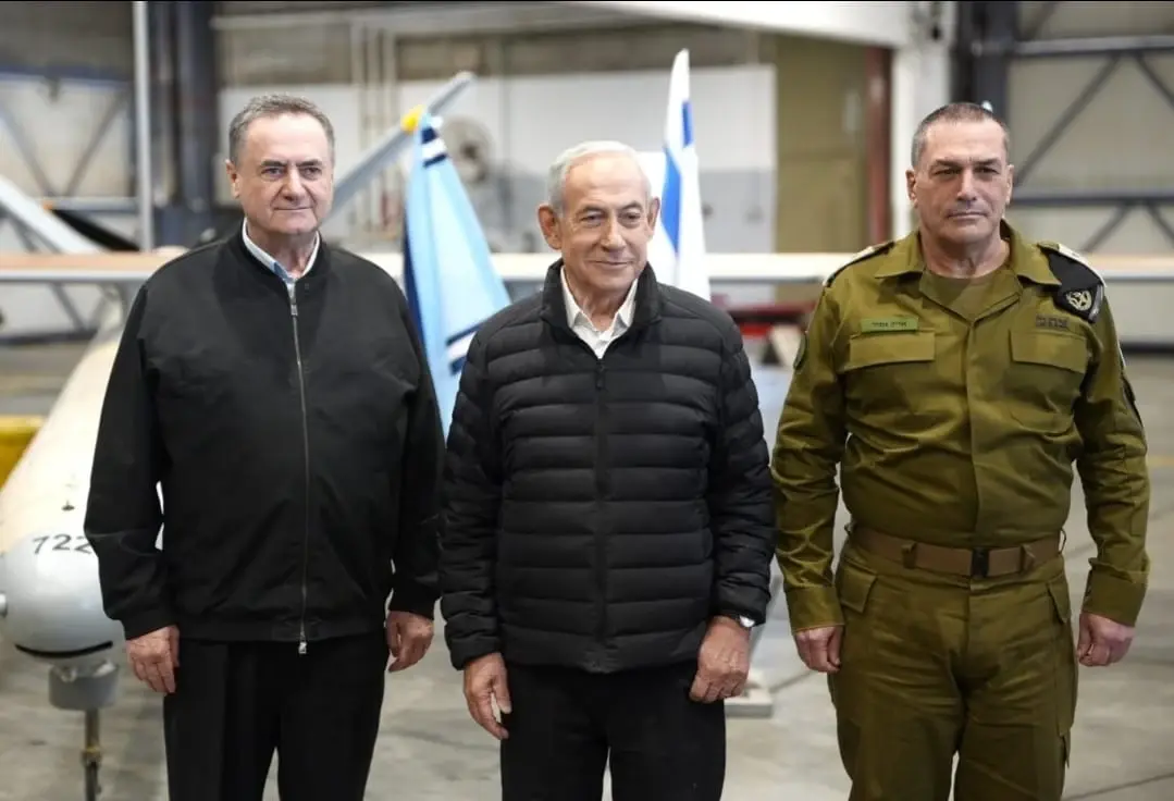 Eyal Zamir, Netanyahu, and Katz