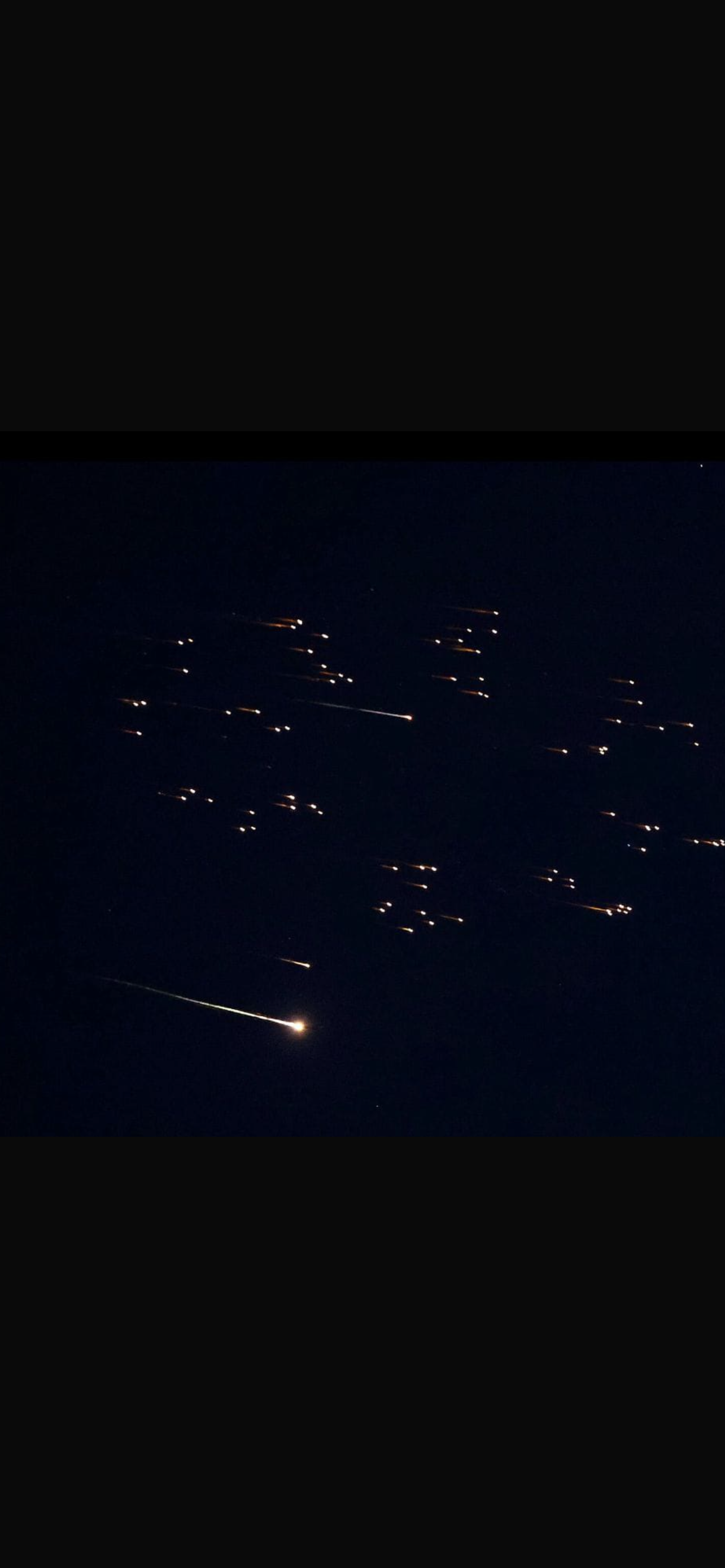 Cluster bombs over Israel