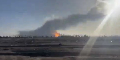 IRGC naval base in Sirjan hammered in intense strike. 