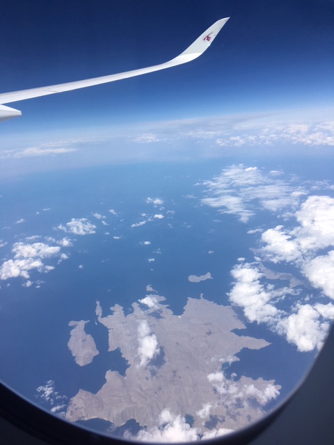 Strait of Hormuz (as seen from a plane)