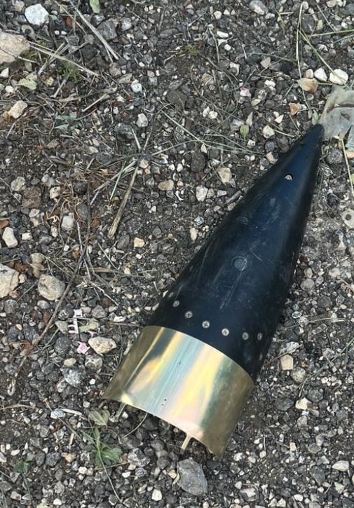 Shrapnel falls in Beit Shemesh