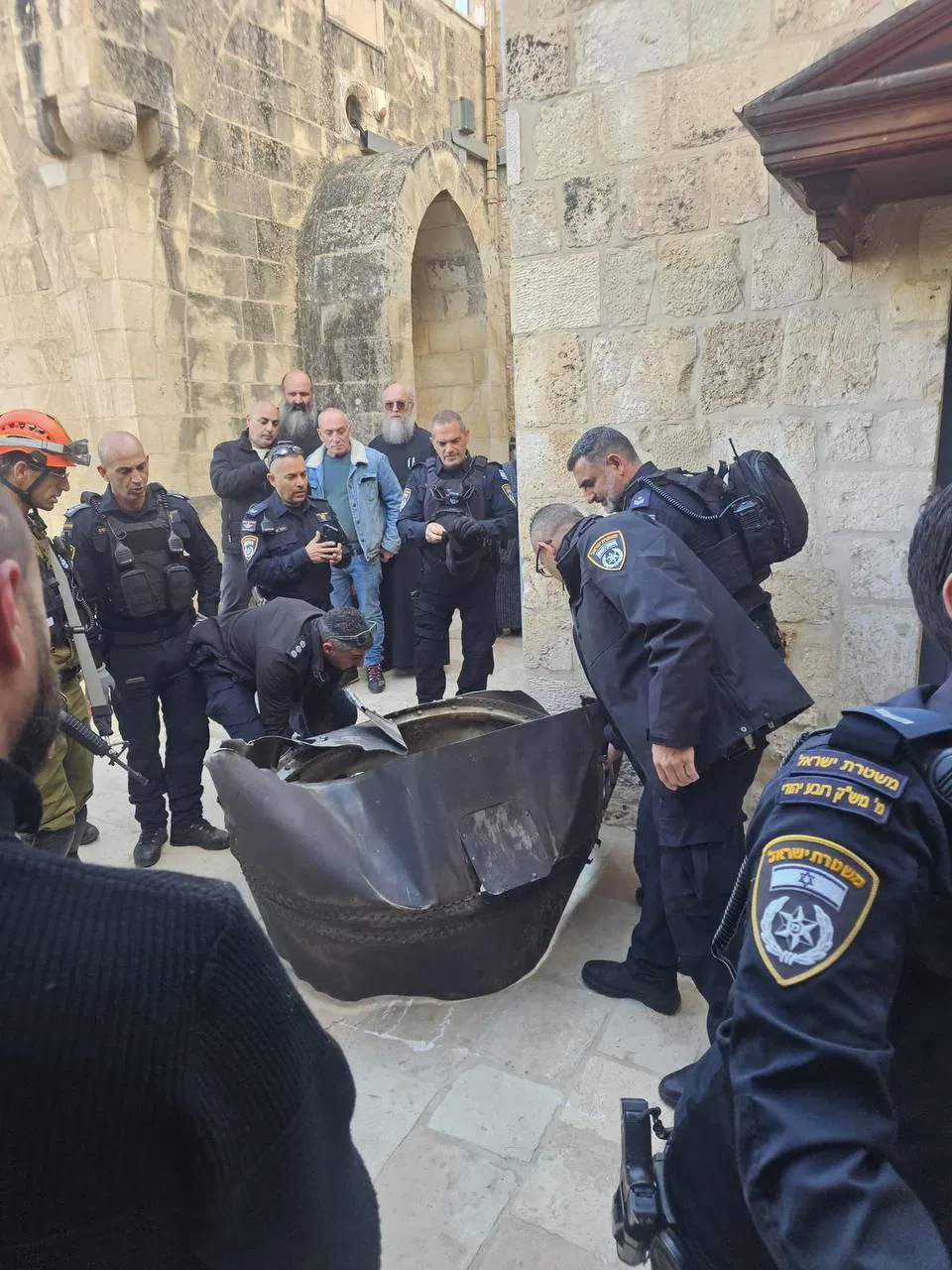 Shrpanel falls in Jerusalem