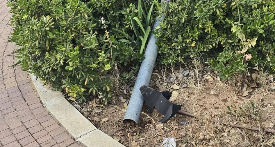 Shrapnel falls in Beit Shemesh