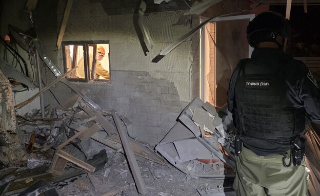 Missile strike from Iran on Karmiel home