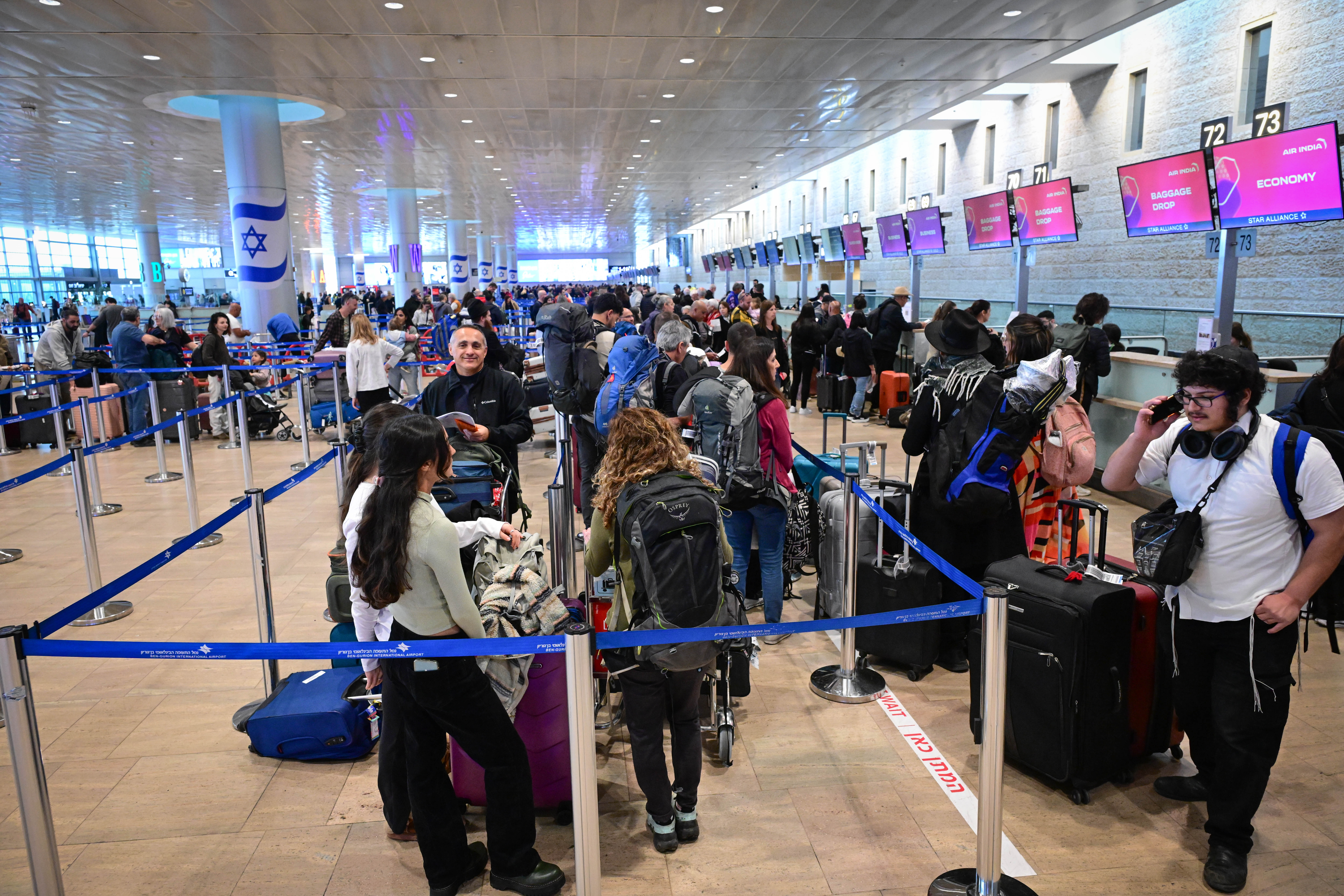 Ben Gurion airport 2 days before Iran war breaks out