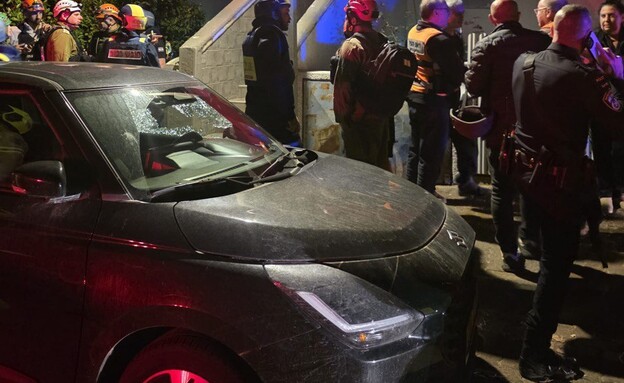 Iranian missiles hitting Karmiel