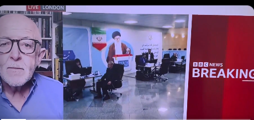 BBC coverage of Ali Larijani's assassination