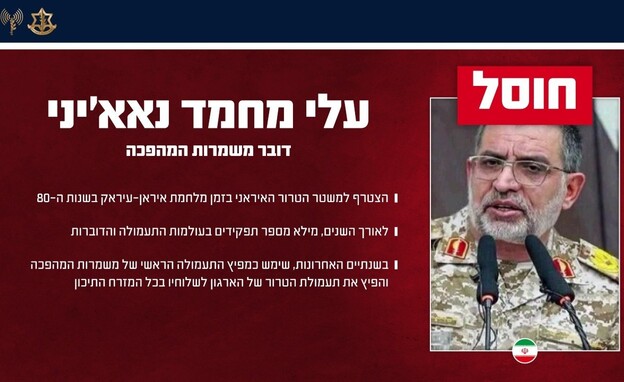 Ali Mohammad Naaini, the primary spokesperson and head of the Public Relations department for the Islamic Revolutionary Guard Corps (IRGC).