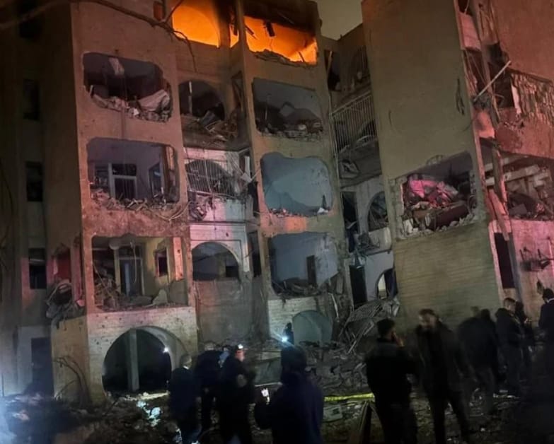 Ballistic missile hits building where Gur Hasdim live in Arad