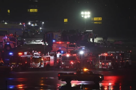 Scene of the fatal crash, La Guardia Airport, March 23, 2026