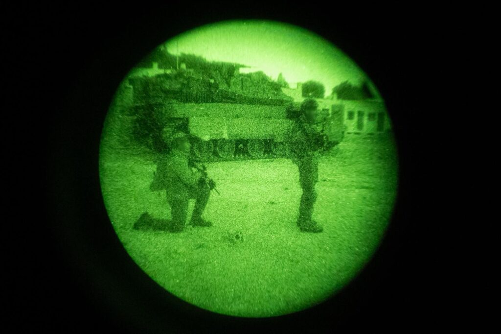 Chashmonaim soldiers operating in southern Lebanon.