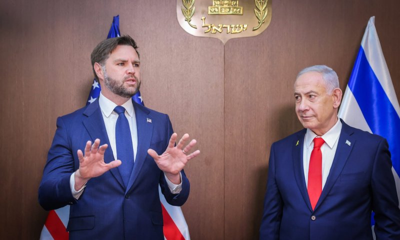Vice President JD Vance and Prime Minister Netanyahu