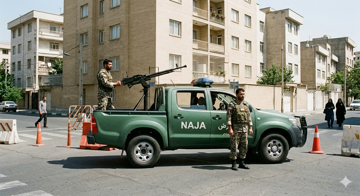 Heavy Weapons In Northern Tehran: Basij Deploy Machine-Gun Trucks To Crush Potential Unrest