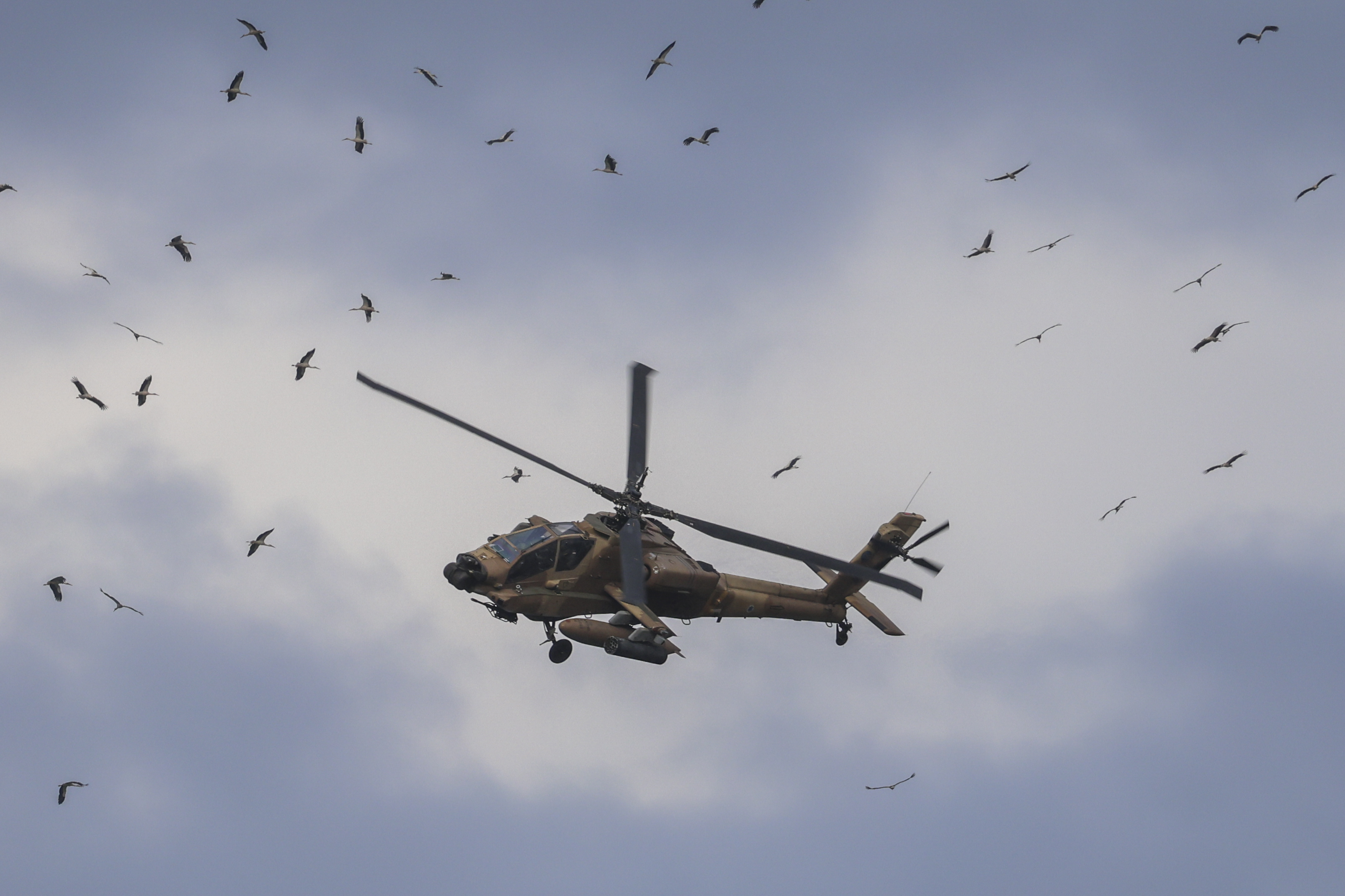 IAF helicopter near Lebanese border