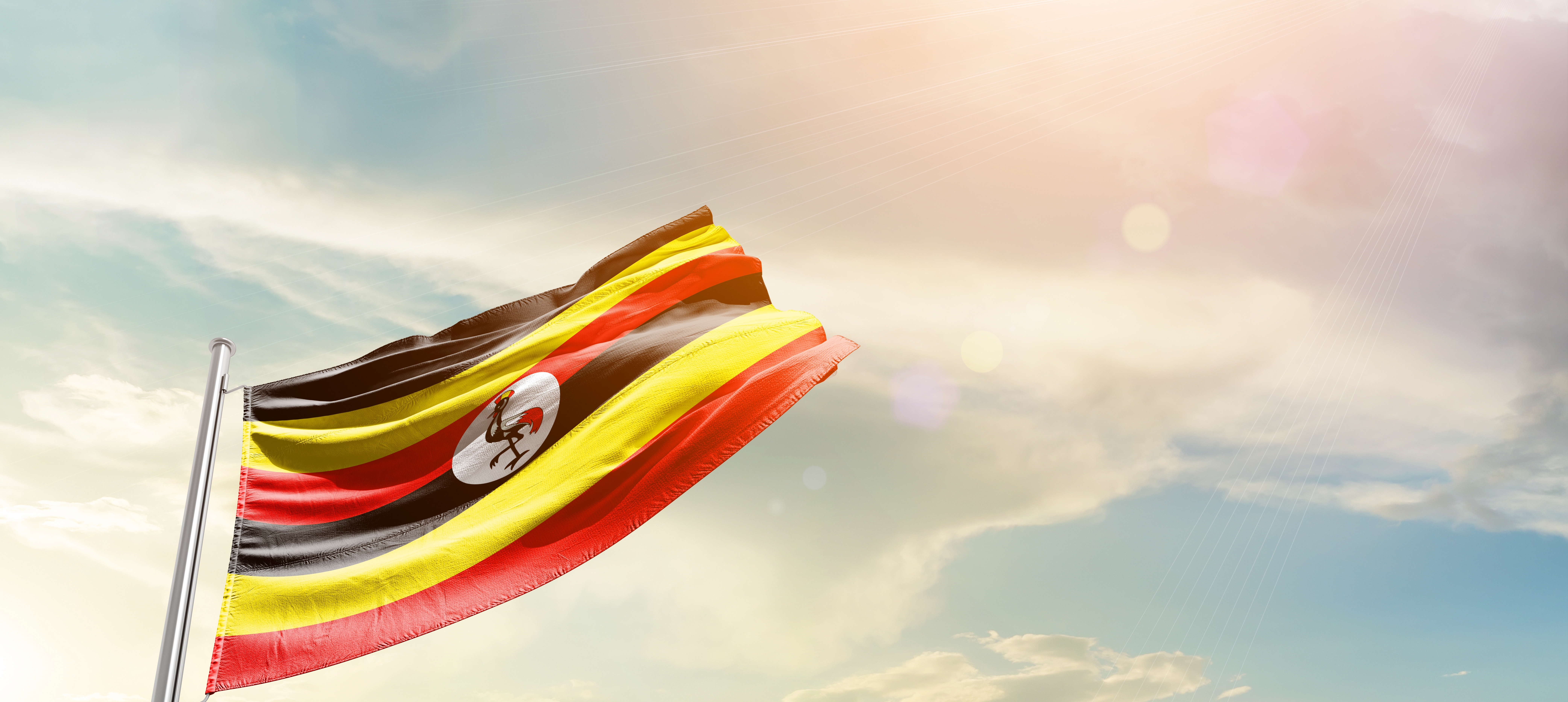 Flag of Uganda.