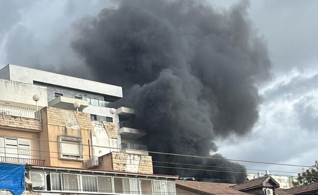 Hezbollah Rocket strike in Nahariya