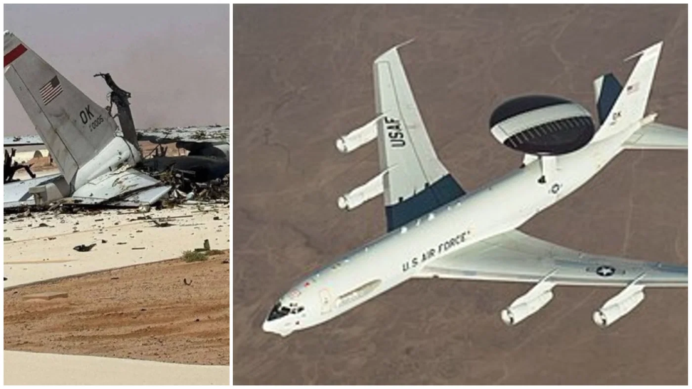 Iran hits Sentry E-3 plane