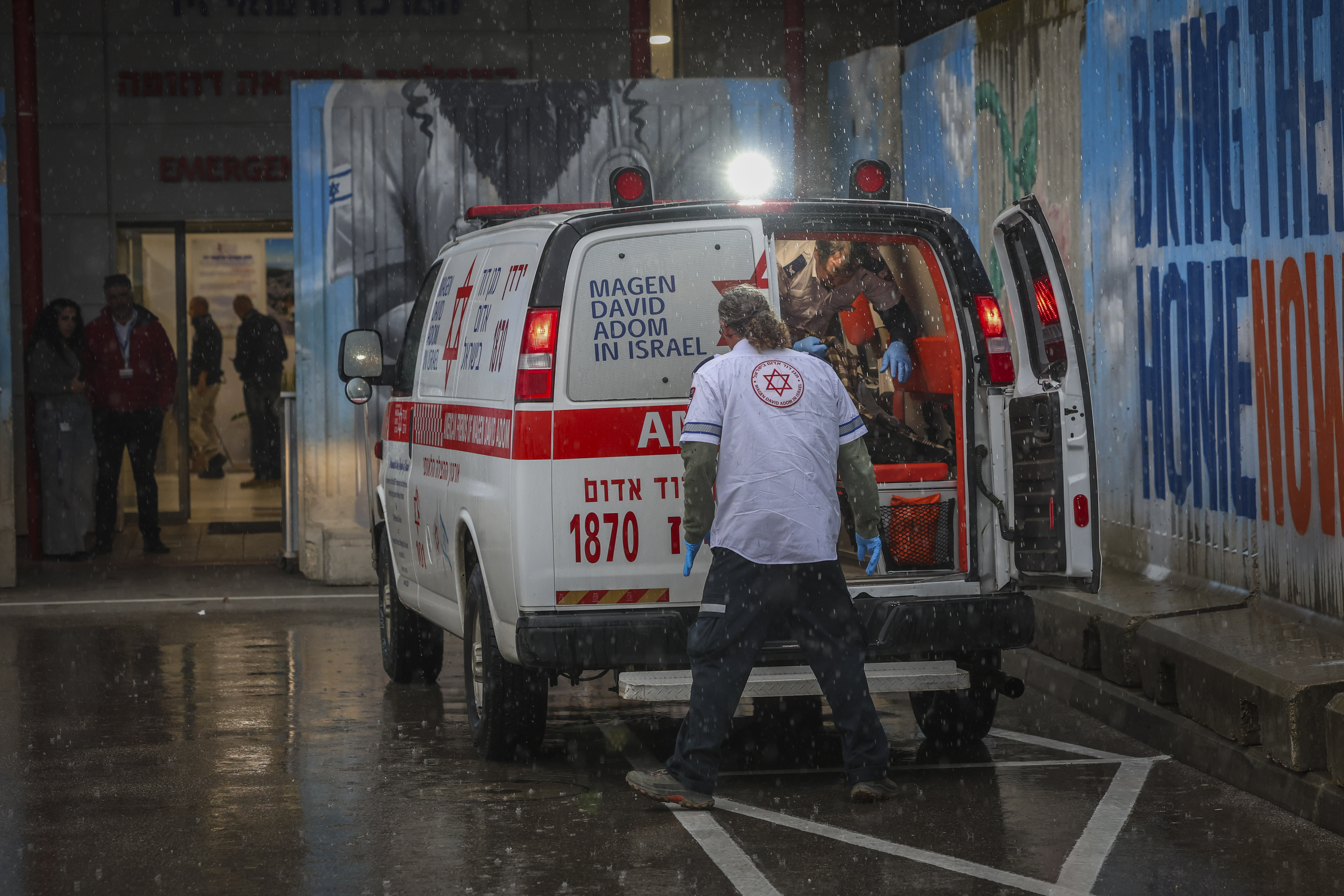 Paramedic at Ziv Hospital, March 23, 2026