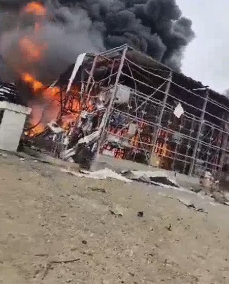 Iranian Missile Strikes Industrial Complex in Southern Israel