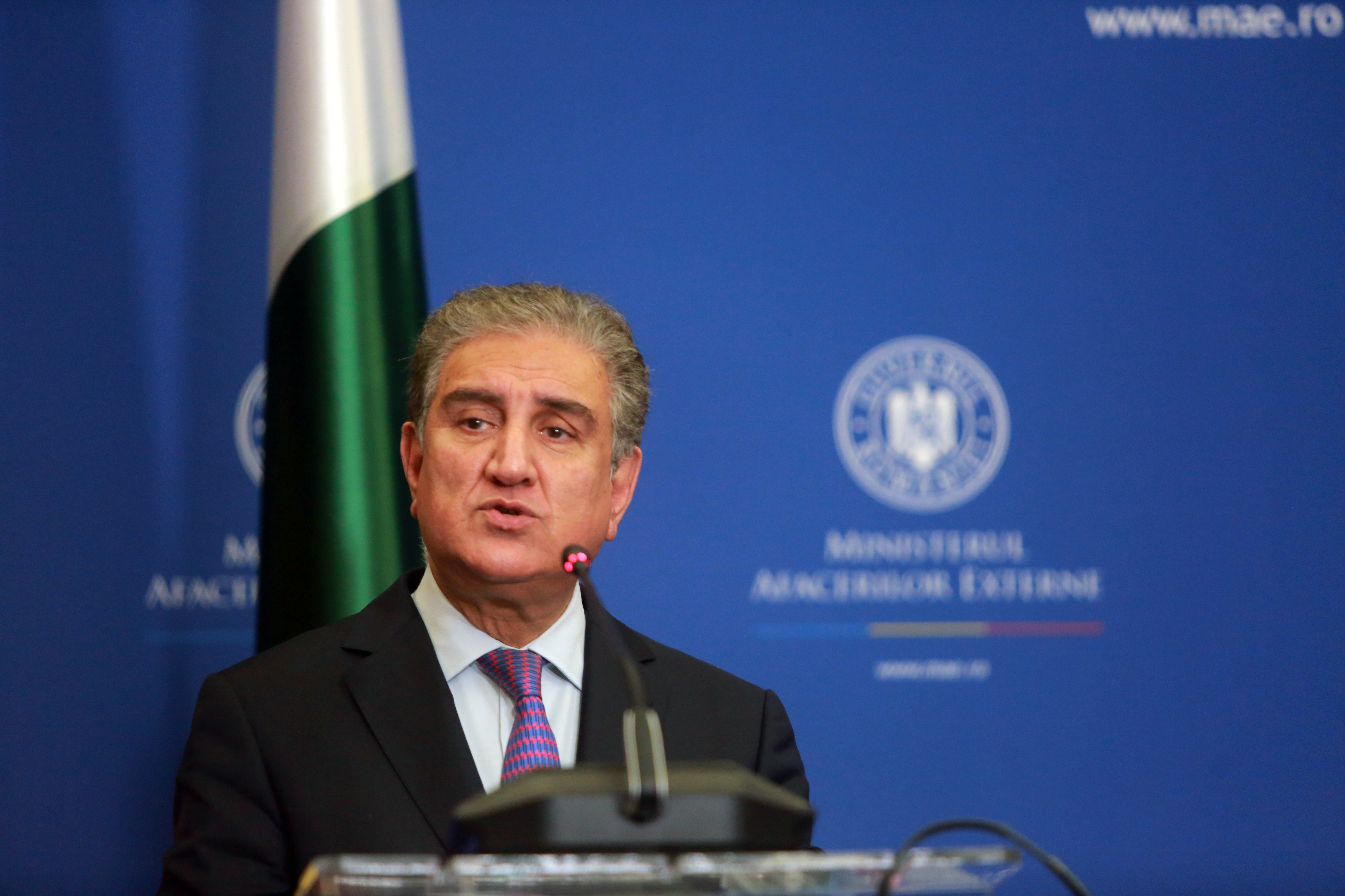 Pakistan's Foreign Minister Shah Mahmood Qureshi
