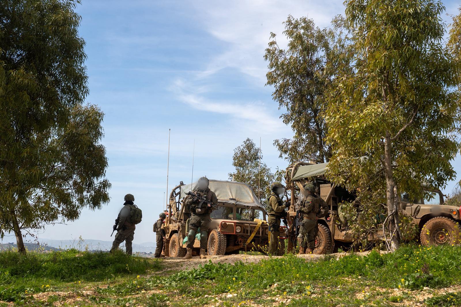 IDF soldiers from Division 91 in Lebanon