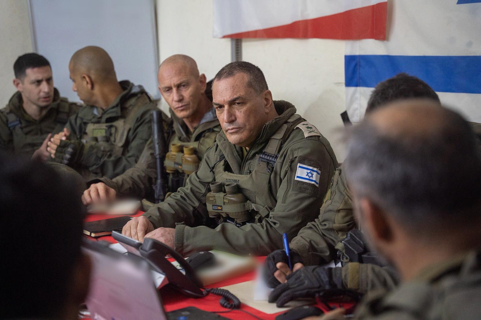 IDF Chief of Staff Lt. Gen. Eyal Zamir in the North