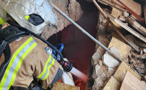 Direct Iranian missile hit in Haifa