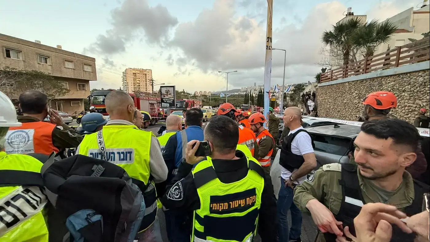 Direct Iranian missile hit in Haifa