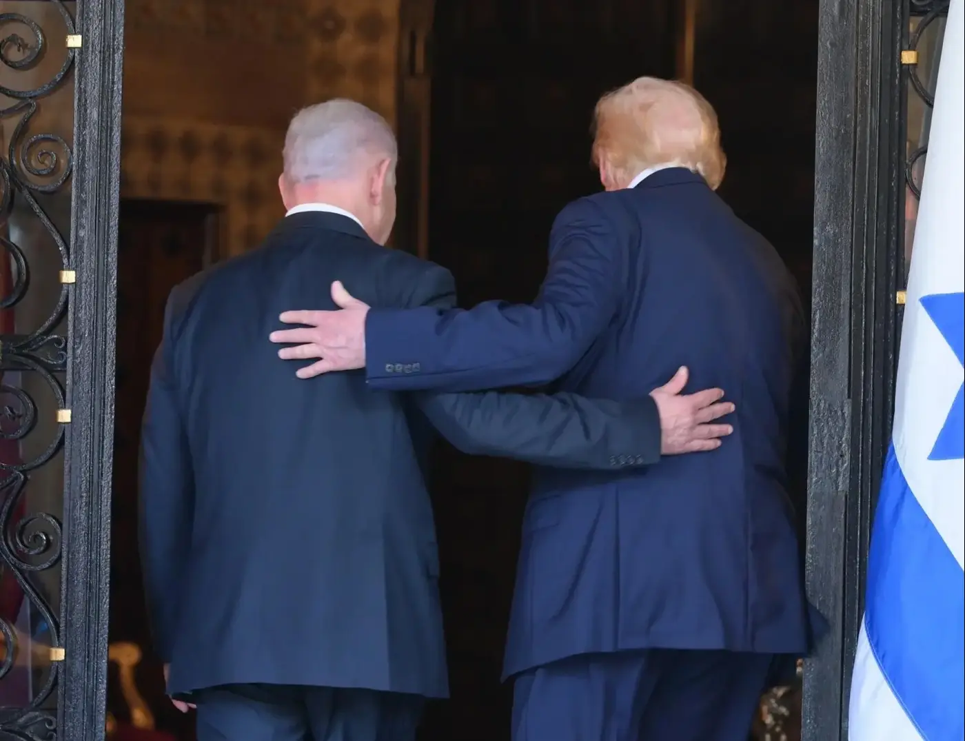 Netanyahu and Trump in White House
