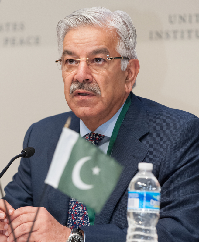 Defense Minister Khawaja Asif 