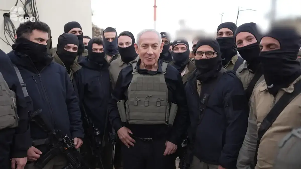 Netanyahu with IDF in the North