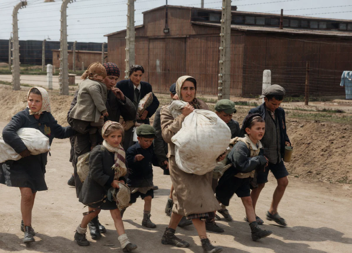 200,000 Jewish children were murdered as they arrived at Birkenau