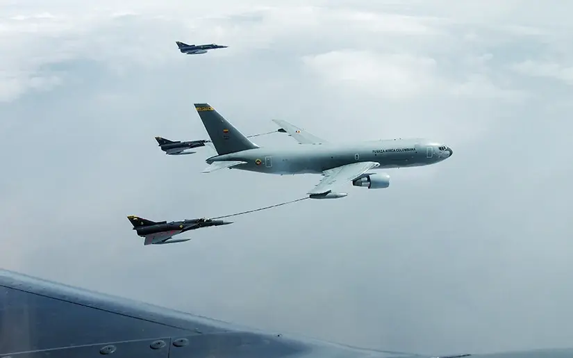 US refuelling jet over Iran