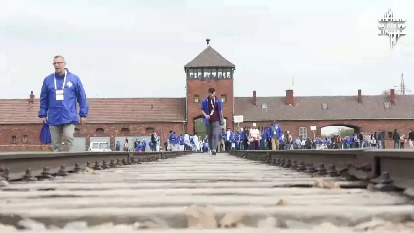 March of the living in Poland for Holocaust Remembrance Day