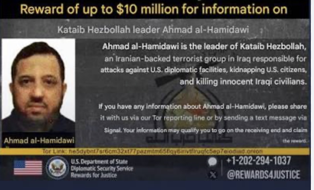 Ten Million Dollar Bounty: The US Hunt for the Leader of Kata’ib Hezbollah
