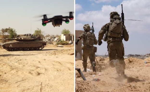 Hezbollah drones and the IDF fighting in Lebanon