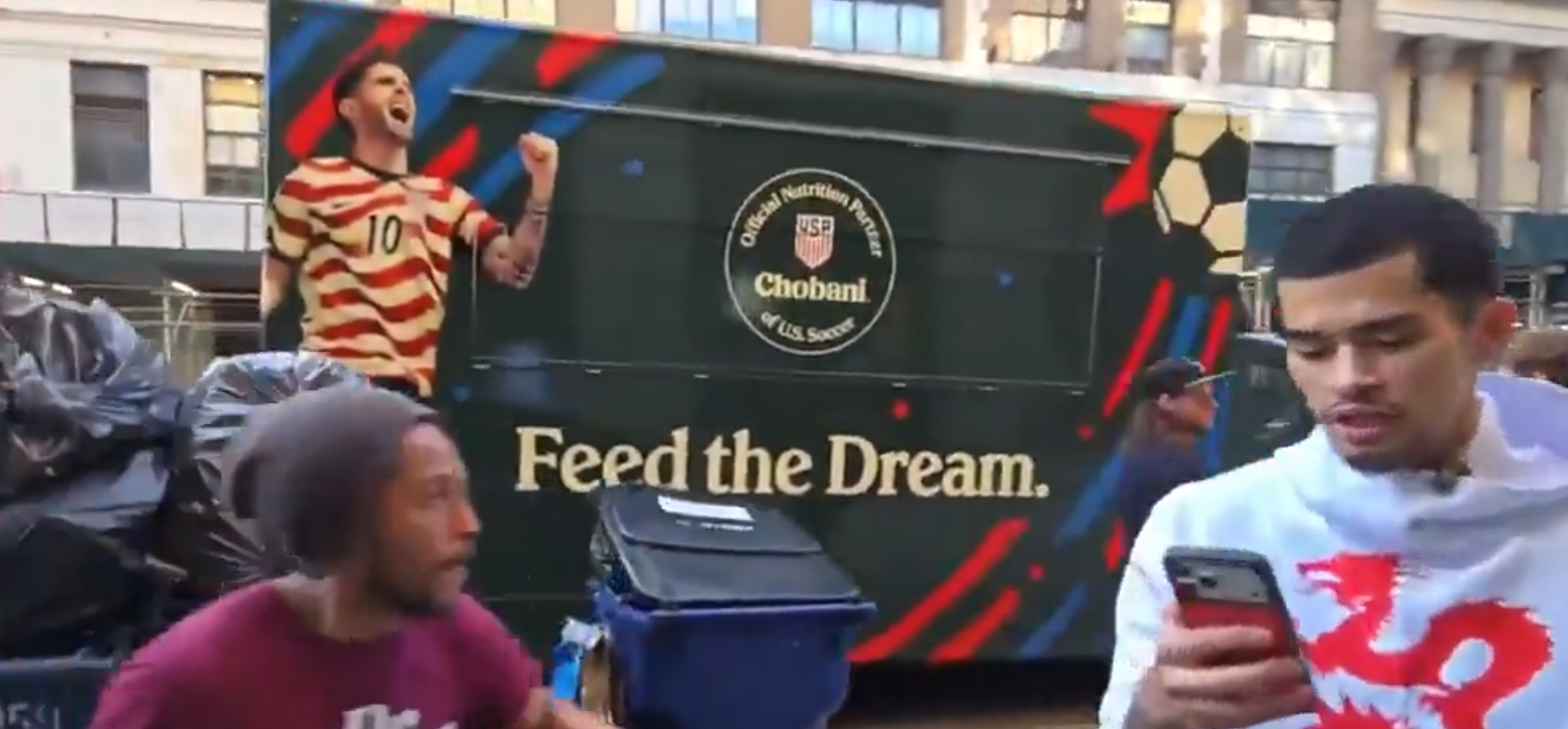 Sneako, seconds before the attack