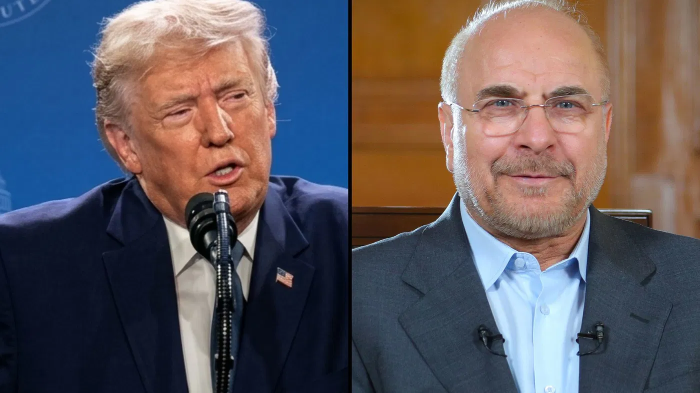 Trump; Ghalibaf