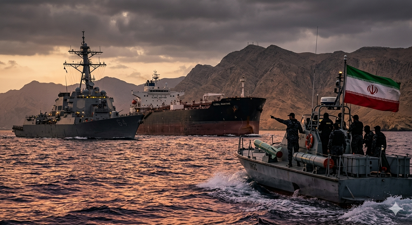 Iran vs USA in the Strait of Hormuz, April 2026