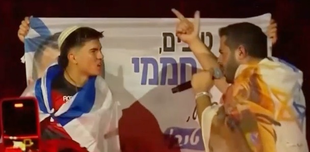 A victorious Ahavat Hashem after the fight.